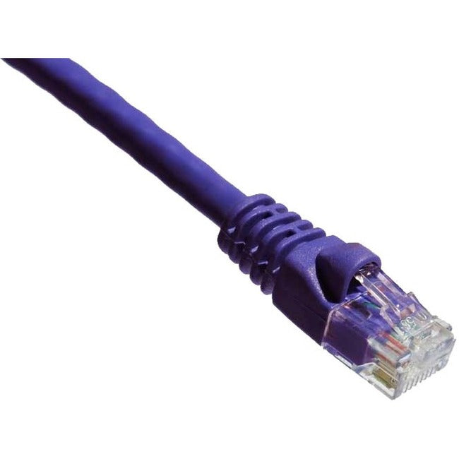 Axiom AXG94099 10FT CAT5E 350mhz Patch Cable Molded Boot (Purple)