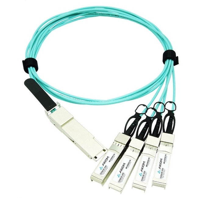 Axiom Q284XS28A7M-AX 100GBASE-AOC QSFP28 to 4 SFP28 Active Optical Cable 7m