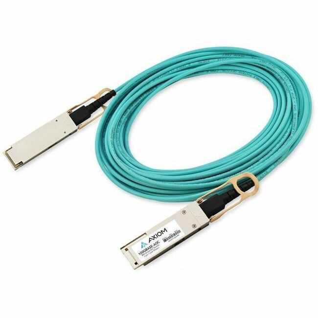 Axiom E100G-QSFP-QSFP-AOC-1001-AX 100GBASE-AOC QSFP28 Active Optical Cable Ruckus Compatible 10m