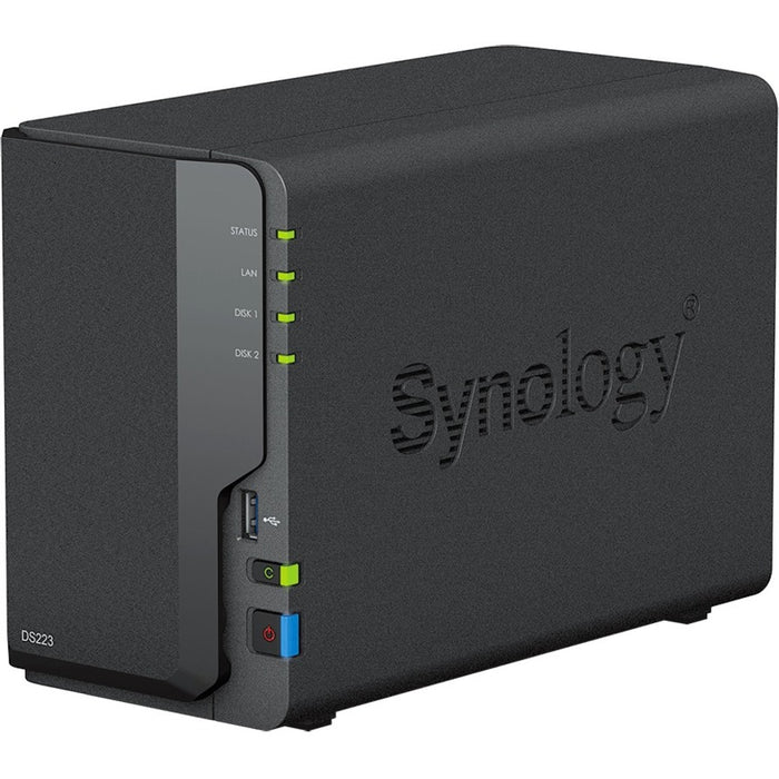 Synology DS223 2-Bay NAS Storage Enclosure Desktop