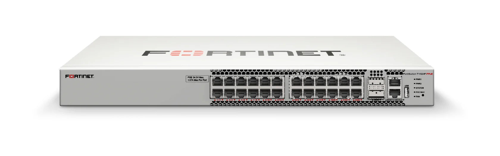 Fortinet FortiSwitch FS-T1024F-FPOE