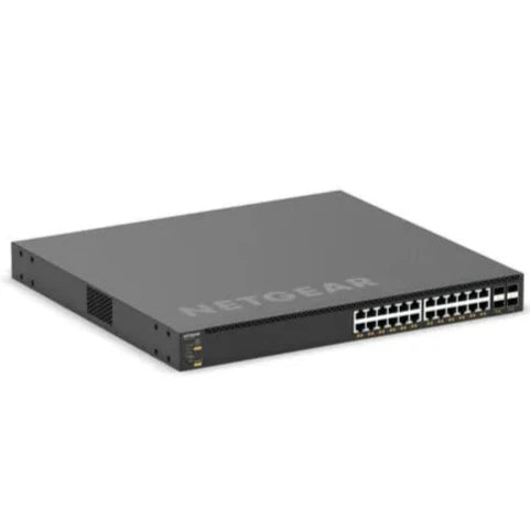 NETGEAR XSM4328CV 24x10G/Multi-Gig PoE+ (576W base, up to 720W) and 4xSFP28 25G