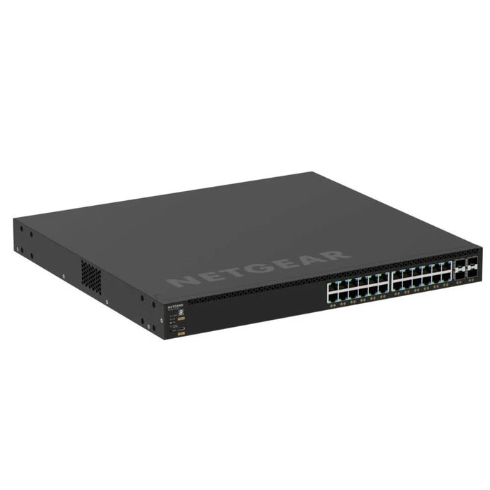 NETGEAR GSM4328 24x1G PoE+ (648W base, up to 720W) and 4xSFP+ Managed Switch