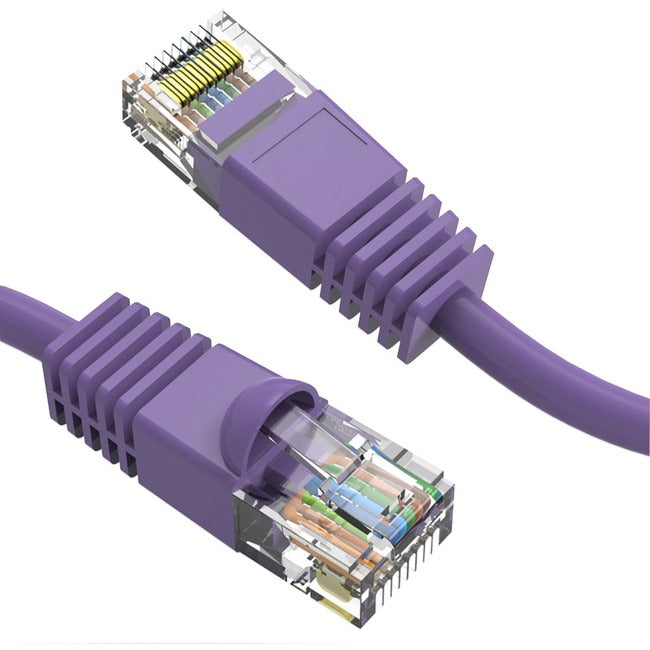 Axiom C6MB-P30-AX 30FT CAT6 UTP 550mhz Patch Cable Snagless Molded Boot (Purple)