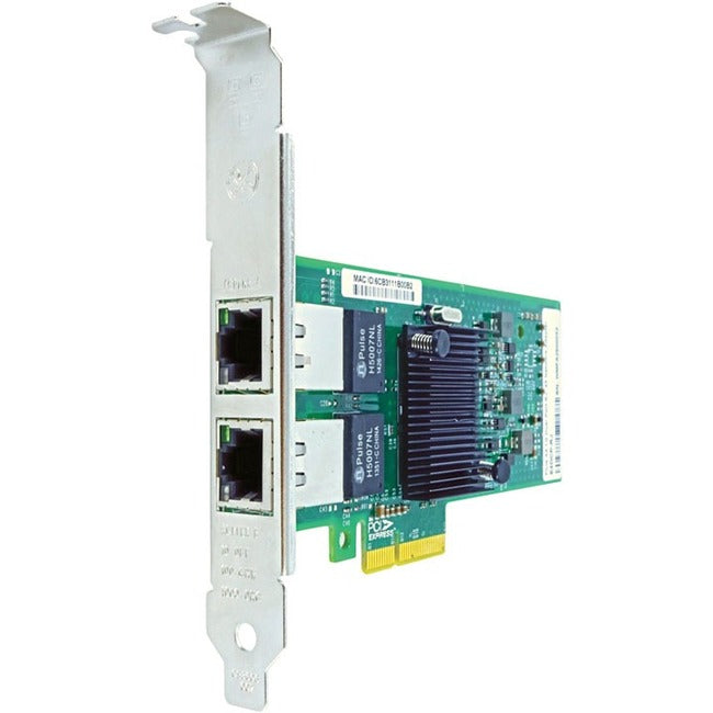 Axiom I350T2-AX 10/100/1000Mbs Dual Port RJ45 PCIe x4 NIC Card for Intel