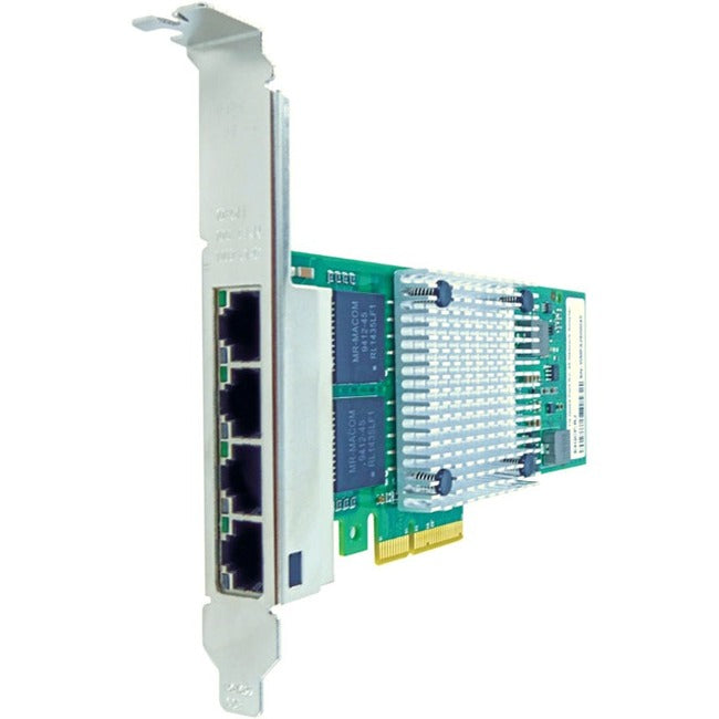 Axiom 665240-B21-AX 10/100/1000Mbs Quad Port RJ45 PCIe x4 NIC Card for HP