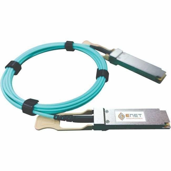 ENET AOC-Q-Q-100G-15M-ENC 100GBASE QSFP28 to QSFP28 Active Optical Cable (AOC) Assembly 850nm Multimode 15m Arista Compatible