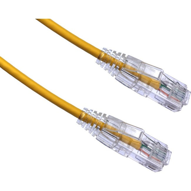 Axiom C6BFSB-Y100-AX 100FT CAT6 BENDnFLEX Ultra-Thin Snagless Patch Cable 550mhz (Yellow)