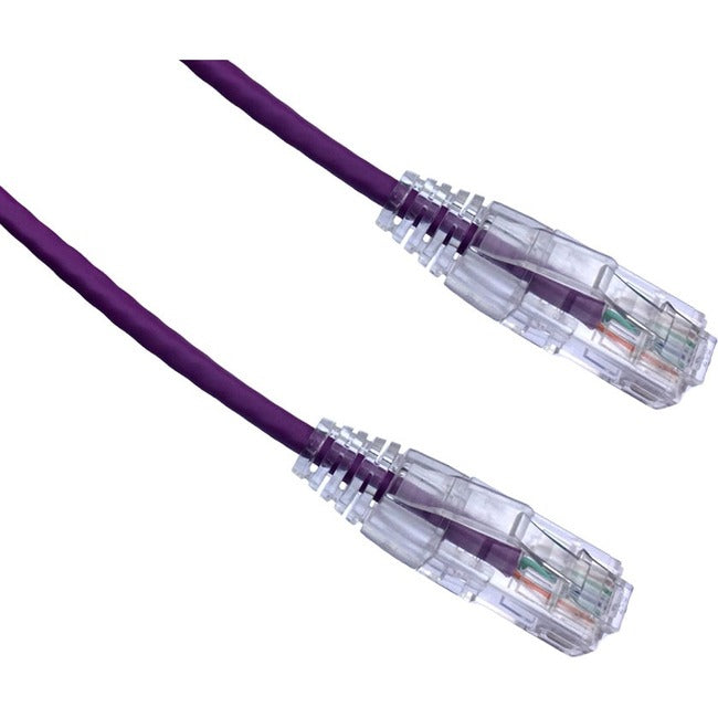 Axiom C6BFSB-P10-AX 10FT CAT6 BENDnFLEX Ultra-Thin Snagless Patch Cable 550mhz (Purple)