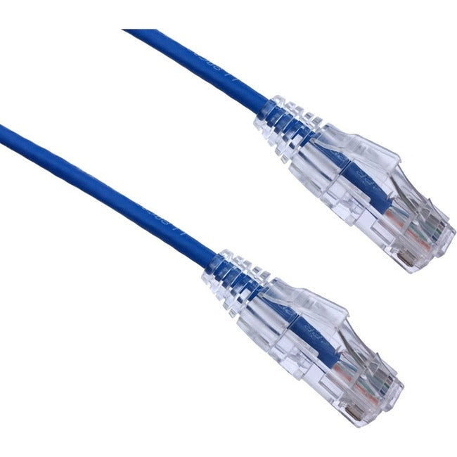 Axiom C6ABFSB-B10-AX 10FT CAT6A BENDnFLEX Ultra-Thin Snagless Patch Cable 650mhz (Blue)