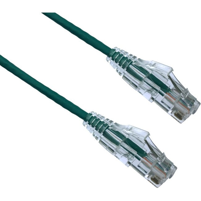 Axiom C6ABFSB-N10-AX 10FT CAT6A BENDnFLEX Ultra-Thin Snagless Patch Cable 650mhz (Green)
