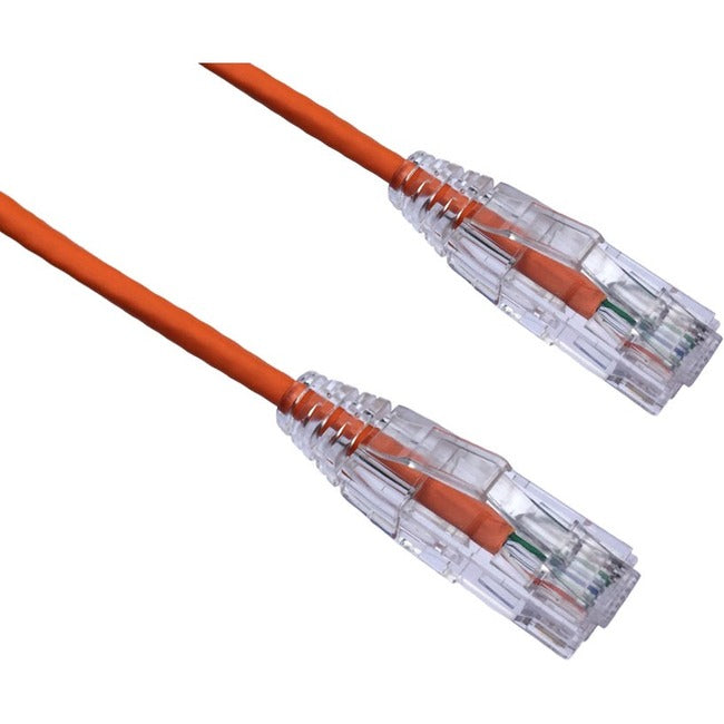 Axiom C6ABFSB-O10-AX 10FT CAT6A BENDnFLEX Ultra-Thin Snagless Patch Cable 650mhz (Orange)