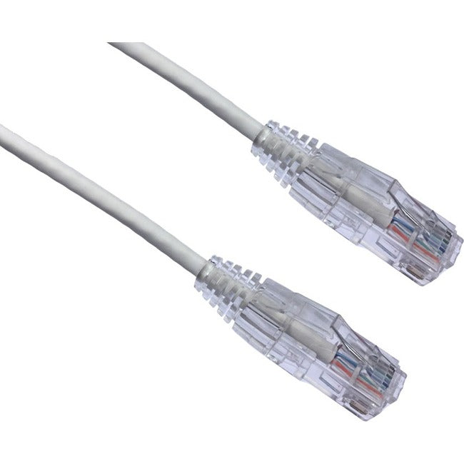 Axiom C6ABFSB-W10-AX 10FT CAT6A BENDnFLEX Ultra-Thin Snagless Patch Cable 650mhz (White)