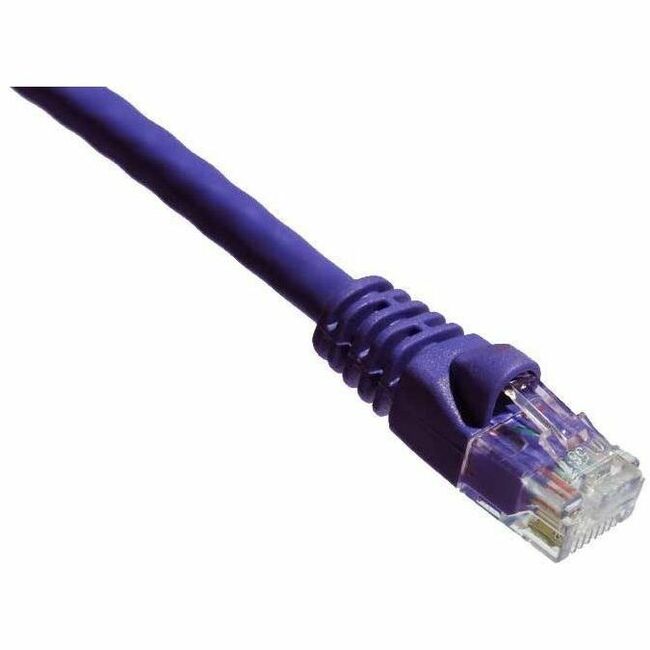 Axiom C6AMB-P14-AX 14FT CAT6A 650mhz Patch Cable Molded Boot (Purple)