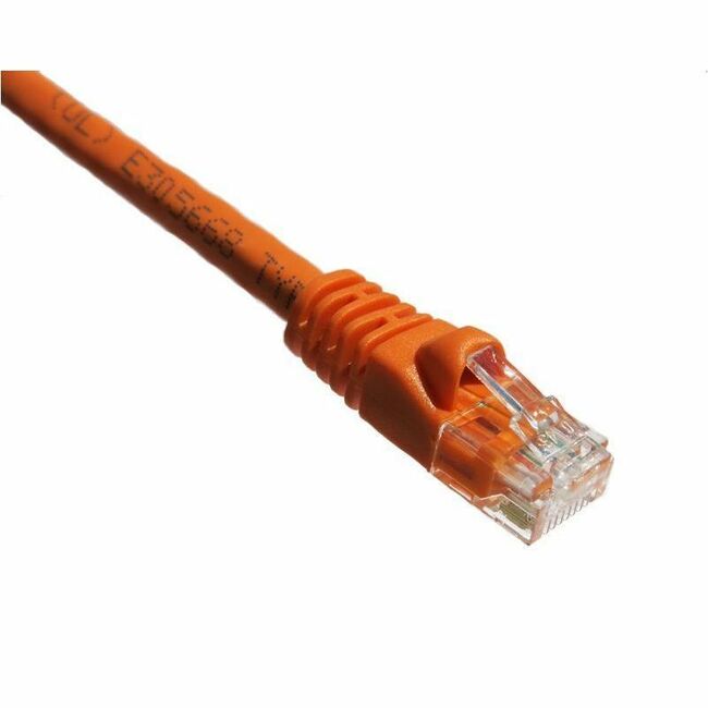 Axiom C6AMB-O14-AX 14FT CAT6A 650mhz Patch Cable Molded Boot (Orange)