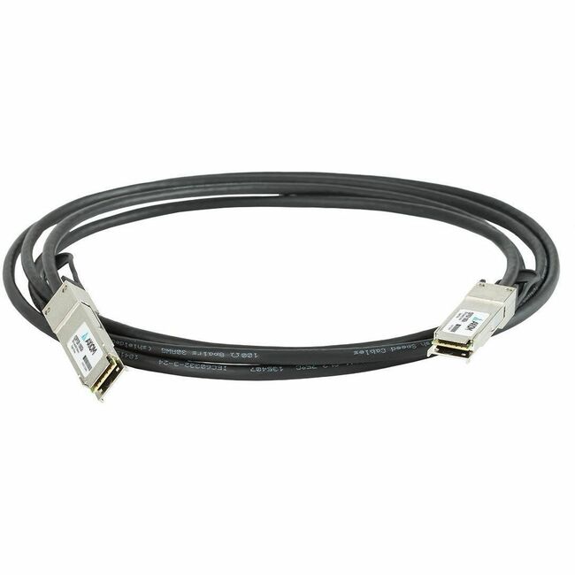 Axiom E100G-QSFP-QSFP-P-00501-AX 100GBASE-CR4 QSFP28 Passive DAC Cable Ruckus Compatible 0.5m