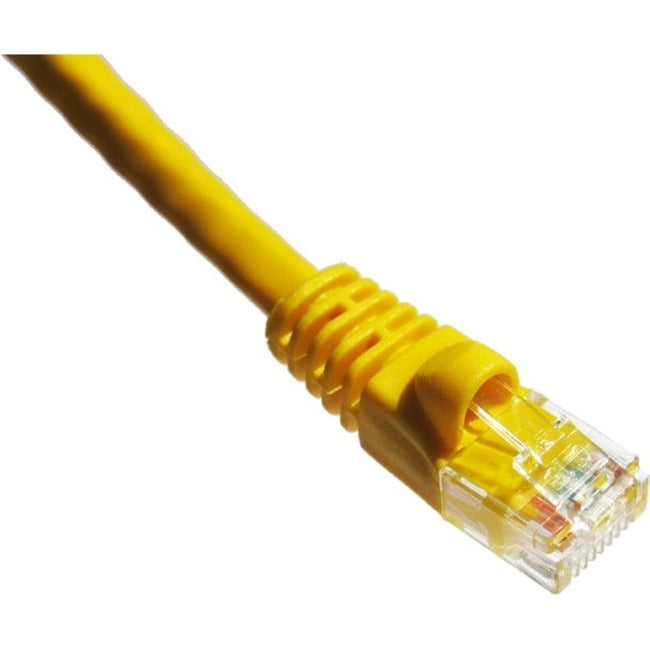 Axiom C5EMB-Y12-AX 12FT CAT5E 350mhz Patch Cable Molded Boot (Yellow)