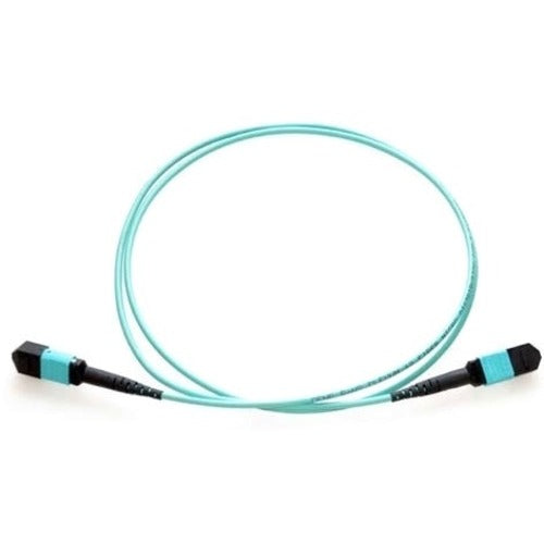 Axiom MPOFFOM30.5M-AX MPO Female to MPO Female Multimode OM3 50/125 Fiber Optic Cable 0.5m