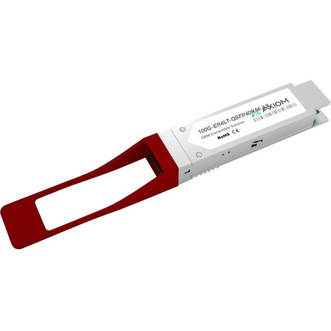 Axiom 100G-ER4LT-QSFP40KM-AX 100GBASE-ER4L QSFP28 Transceiver for Extreme