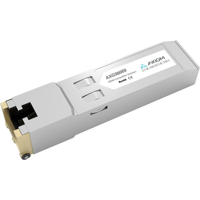 Axiom AXG98669 SFP (mini-GBIC) Transceiver Ubiquiti UF-RJ45-1G) GigE 1000Base-T RJ45