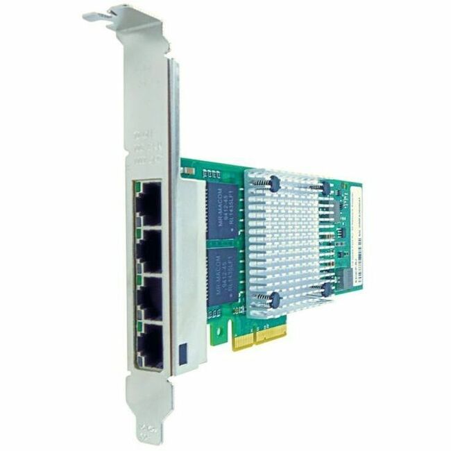 Axiom W8X25AA-AX 10/100/1000Mbs Quad Port RJ45 PCIe x4 NIC Card for HP