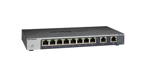 Netgear Gs110Mx 8-Port Gigabit Ethernet Unmanaged Switch With 2-Port 5-Speed
